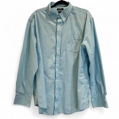 Croft & Barrow Mens Easy Care Button Down Shirt XL Light Blue Long Sleeve XL