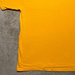 Vintage 90s Maryland Puff Print T Shirt Mens Large Yellow Deer Animal Tultex Tee