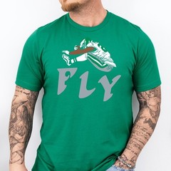 FLY SAQUON | Philadelphia 2025 Football themed Soft Ring Spun Cotton T-Shirt