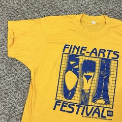 Vintage 80s 1981 Fine Art Festival Memphis Tennessee 50/50 Fit Mens Medium/Large