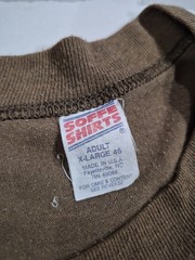 Vintage Soffe Shirts Army Tank Battalion Unisex T Shirt Size XL Made In USA!