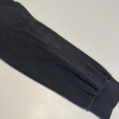 Vintage Y2K 90s AAA Faded Black Blank Long Sleeve Shirt Mens XL Grunge Skate Tee