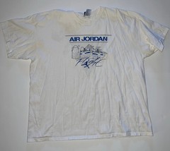 Air Jordan 4 White T-Shirt Basketball Print size XXXL 3x Brand