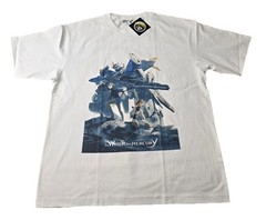 Gundam UNIQLO White T Shirt Mobile Suit Mercury Witch anime Manga Film Japan M