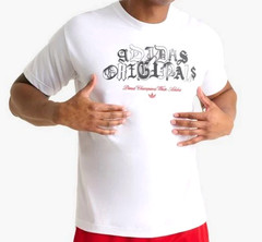 NEW MENS ADIDAS ORIGINALS SCRIPT LOGO TREFOIL TEE SHIRT ~SIZE MEDIUM #KE1053