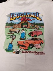 Ducktail Run Hot Rod Car Show Gas City Indiana Men XL & L/G T-Shirts (6 total)