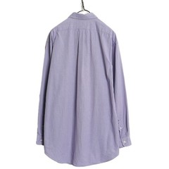 Ralph Lauren Check Long Sleeve Button-Down Shirt Men L Old Polo Cotton Japan