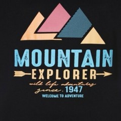 NEW IN ESPIONAGE BLACK MOUNTAIN TEE SHIRT T354 2XL3XL 4XL5XL6XL7XL8XL