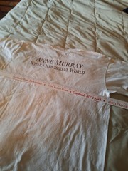 Vintage Anne Murray T-shirt Large Concert What A Wonderful World 2001 Shirt Tee