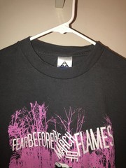 VTG 2004 Fear Before The March Of Flames Art Damage Hardcore Band T-Shirt Sz XS