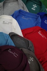 LOT Of 10 Under Armour Charged Cotton T Shirt Logo Tees Workout Gym Men’s XL