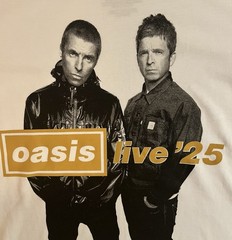 Oasis Live 25 World Tour T Shirt NWT Adult Size S-Official Merch Bag Included