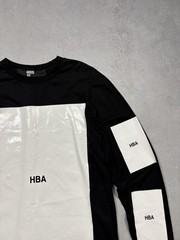 Hood By Air HBA Archive Vinyl Panel Long Sleeve Shirt Black L