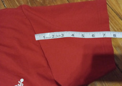 Red Hawaii T shirt with flowers XL NWOT 100% Cotton