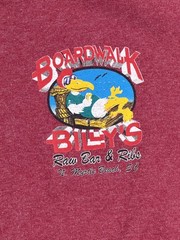 Boardwalk Billy’s North Myrtle Beach T Shirt Medium T shirt Red