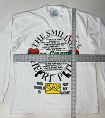 Online Ceramics Time For A New Day Graphic T-shirt Men Large White Long Sleeve