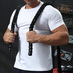 Men Bodybuilding Tights Gym Trainning Clothing High Quality Sports Compression T