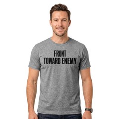Front Toward Enemy Military T Shirt Funny Army Tactical Patriotic Veteran Tee