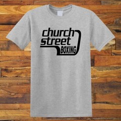 Church Street Boxing Gym Men’s Gray S-5XL