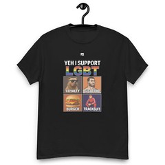 YEH I SUPPORT L.G.B.T. – Funny Meme T-Shirt Gift for Men, Women, and Meme Lovers