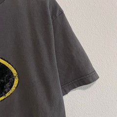 Vintage Batman Logo Distressed Cartoon Comic Promo T Shirt Chopped Size Medium