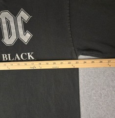 Vtg Aces & Eights 2005 AC/DC Back In Black XL T-Shirt Long Sleeve Band Concert