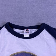 Badger Sport Cycles Gladiator Winery Baseball T-Shirt Mens Large White Blue