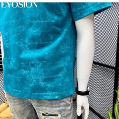 Men’s Premium Cotton Short Sleeve Tee Textured Casual Loose Fit Summer T-Shirt
