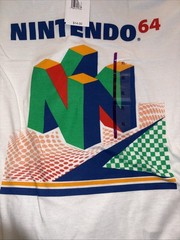 Nintendo 64 T Shirt Mens XL Graphic Tee White Retro Gaming N64 NWT