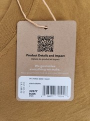 Patagonia Forge Born T-Shirt BobCat Brown Cotton Men’s Size Large New