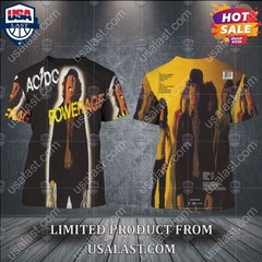 ACDC Powerage Album 3D Shirt HN1097