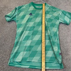 Adidas Shirt Men Medium Green Striped Soccer Tango English Jersey Climate CD8300