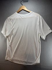 Nike Running Miler Dri Fit Short Sleeve Shirt Medium White M