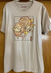 RWBY, Manga Anime, Mens XL Beige Short Sleeve Tee Shirt, preowned