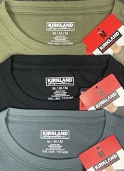 Kirkland Signature Men’s Lot of (3) 100% Pima Tee Pick Your Size & Color NWT