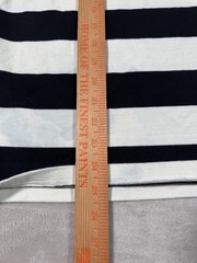 Non Stock MFG Striped Shirt Size Large Thick Cotton Single Stitch