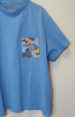 Acne studio fjallraven mens xl blue strong tough cotton tshirt shortsleeve