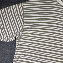 G.H. Bass & Co. Shirt Mens Large Striped Crew Neck Comfortable Casual Top VTG