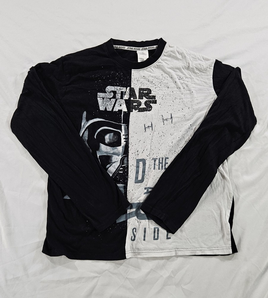 Disney Star Wars Darth Vader Long Sleeve Shirt Men’s Size Large The Dark Side