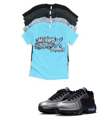 OG Air Max 95 X PALACE Big Bubble Sneaker Matching T-Shirt Limited Edition
