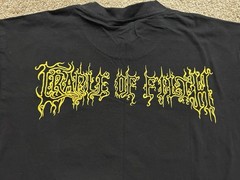 NWOT Cradle Of Filth Thornography Men’s Size L Black Double Sided