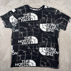 The North Face All Over Graphic Injection Print T-Shirt Men’s L Black Fading