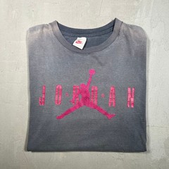 Vintage 1990s Nike Jordan Navy/Red Logo Spellout Size Medium