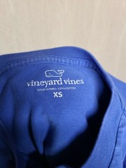 Vineyard Vines American Flag Whale Adult Blue XS TShirt