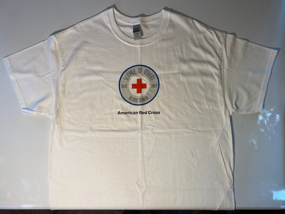 American Red Cross Service to Others Blood Donor XL T-Shirt – Blood Donation Tee