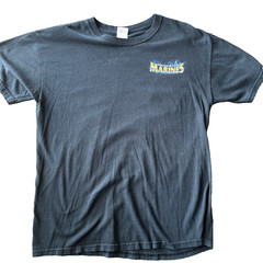 United States Marines Gildan T-Shirt Short Sleeve Navy Blue Size L