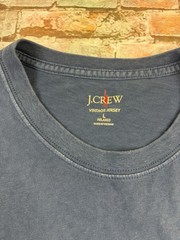 J Crew Vintage Jersey Relaxed Crew Neck Cotton Pocket T-Shirt Mens Large Blue