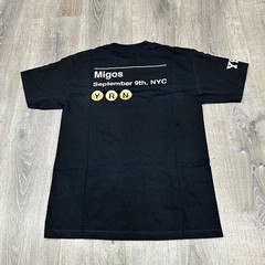 YRN Migos Drop Zone Official Apparel Black Graphic T Shirt Mens Medium