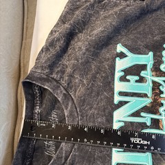 Whitney Houston Tee 100% Cotton Signature Collage Graphic Acid Wash T-shirt L