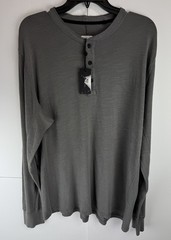 Rag and Bone Men’s Classic Flame Henley Shirt Size: Large